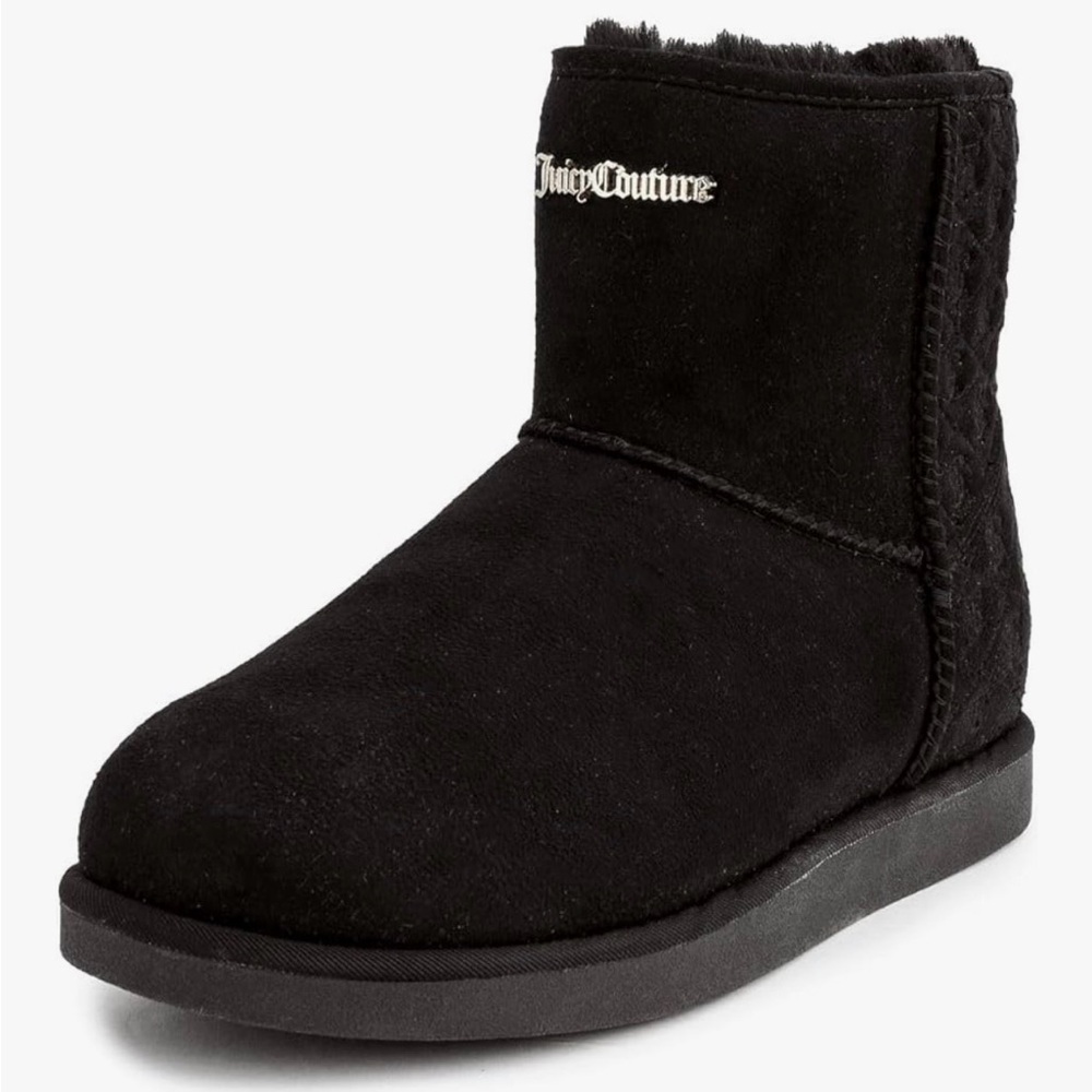 Juicy Couture Black Vegan Suede Boots